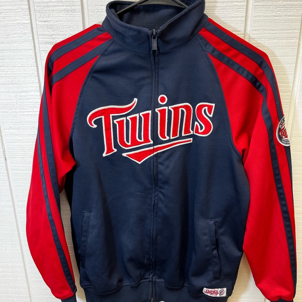 Stitches Brand Minnesota Twins Full Zip Lightweight Jacket Men’s Medium